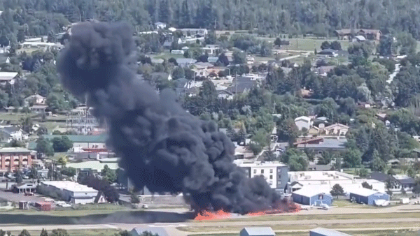 Miracle at Montana airport as passengers, pilot walk away from flaming plane crash