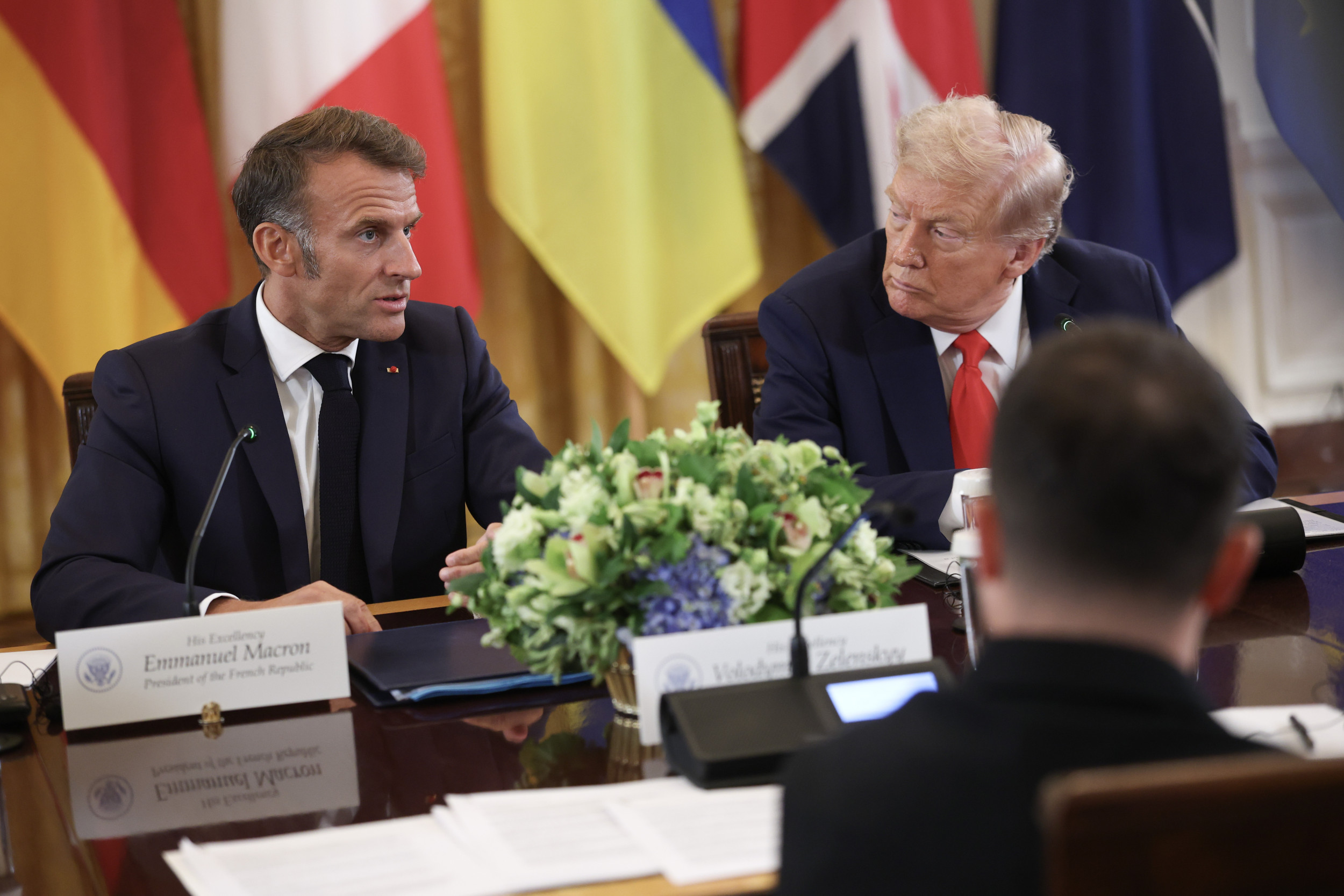 Emmanuel Macron Donald Trump