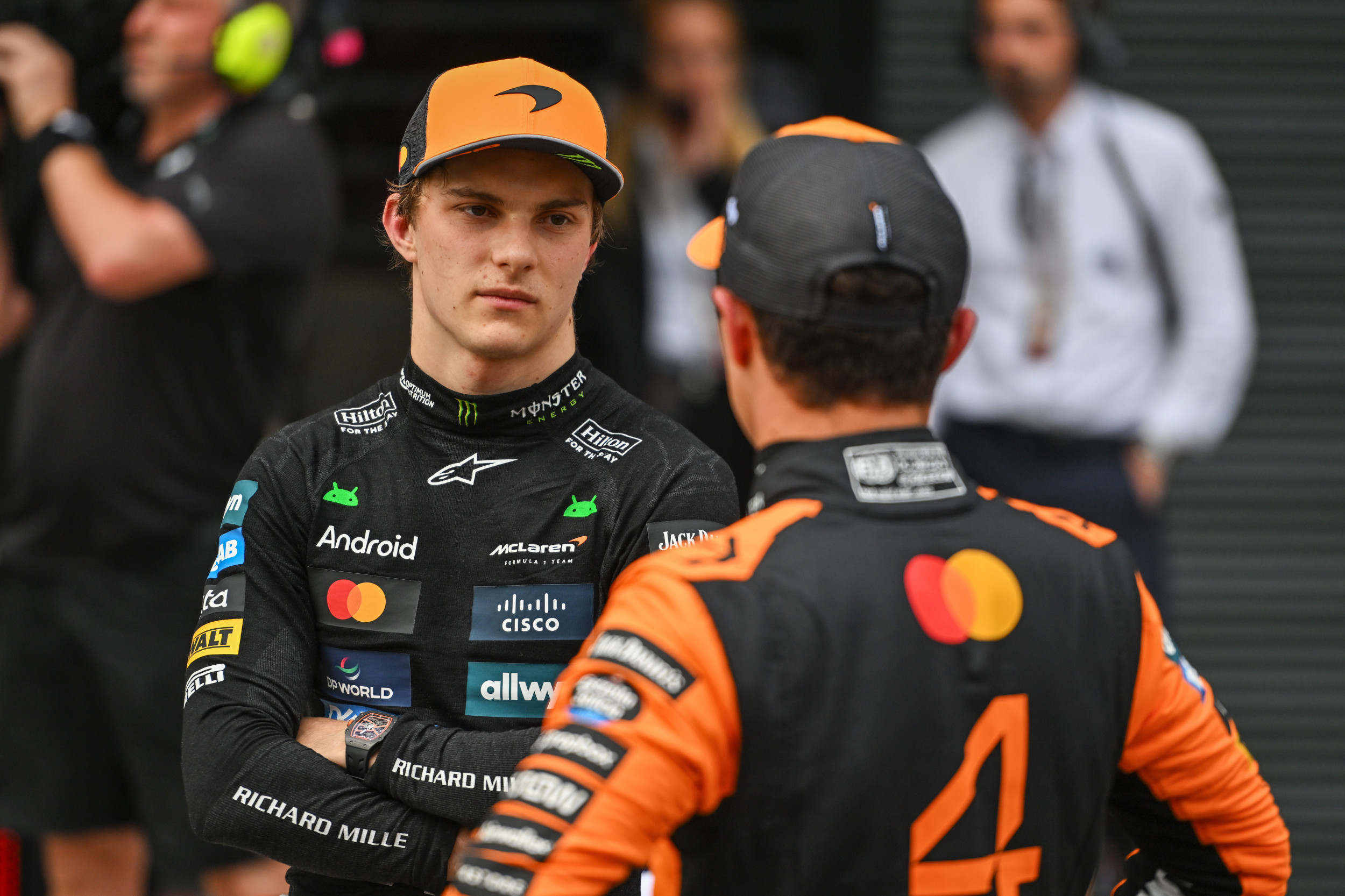 Oscar Piastri and Lando Norris