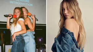 Sydney Sweeney shows off denim look after controversial American Eagle ad