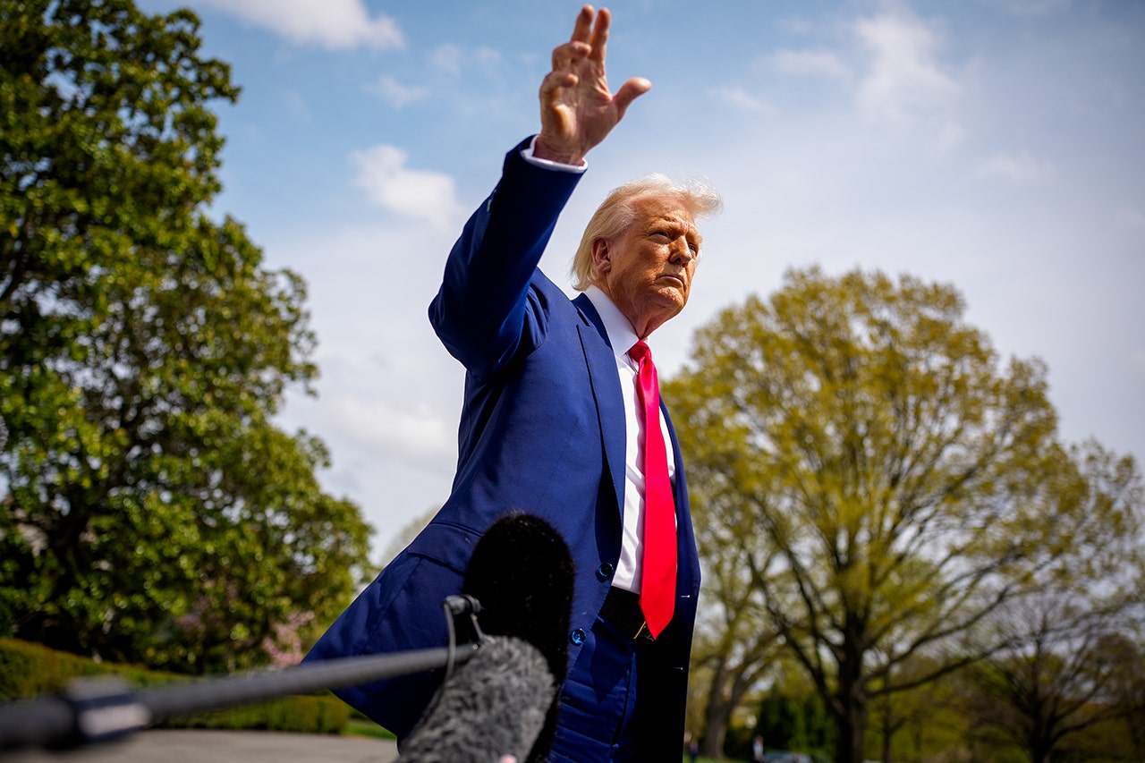 Trump clashes with reporter over tariffs policy, calls him a 'lunatic'