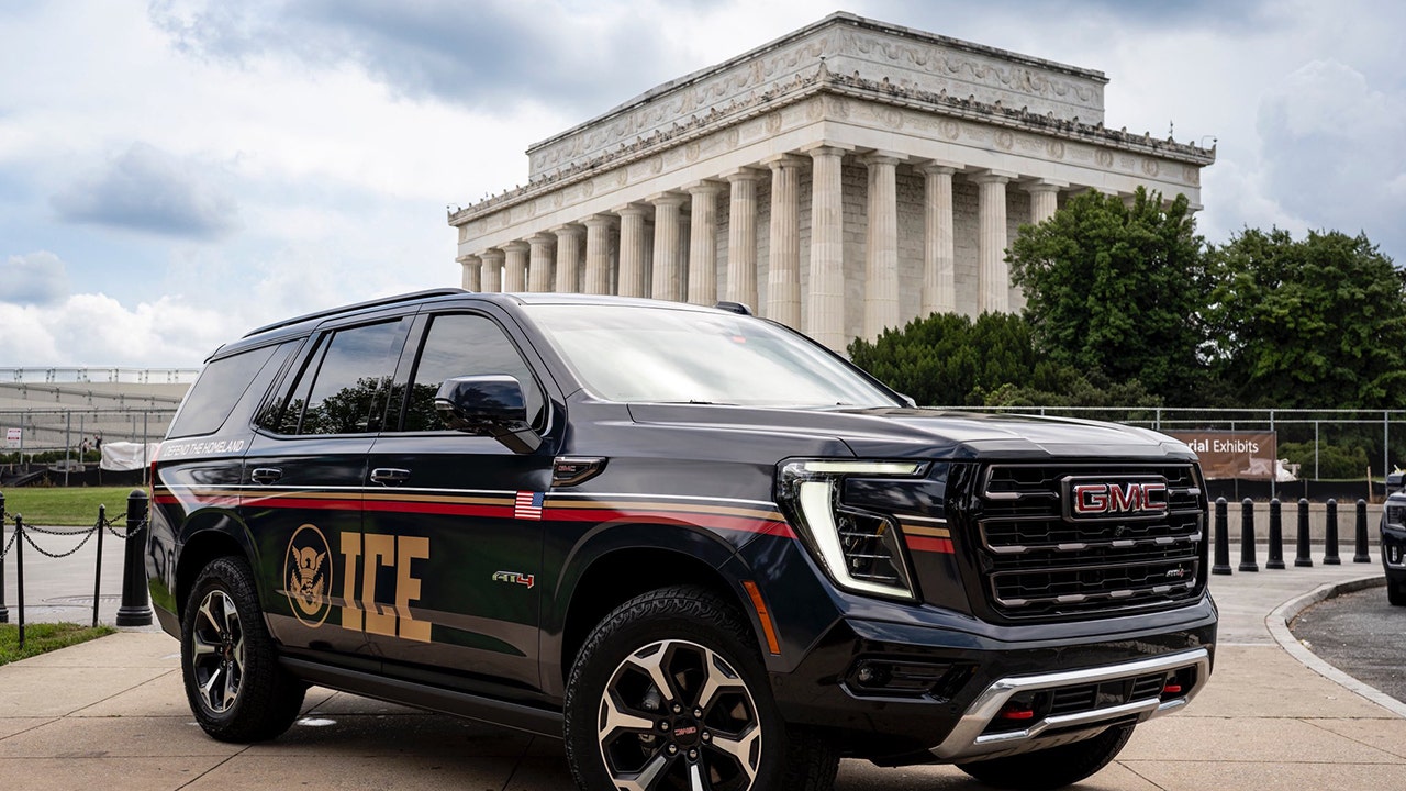 Trump's name emblazoned on new ICE vehicles in fleet debut across Washington