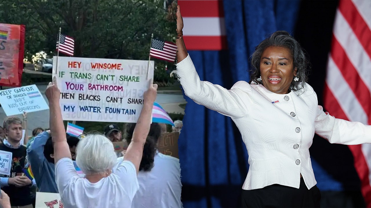 Virginia leaders condemn racist sign aimed at Winsome Earle-Sears