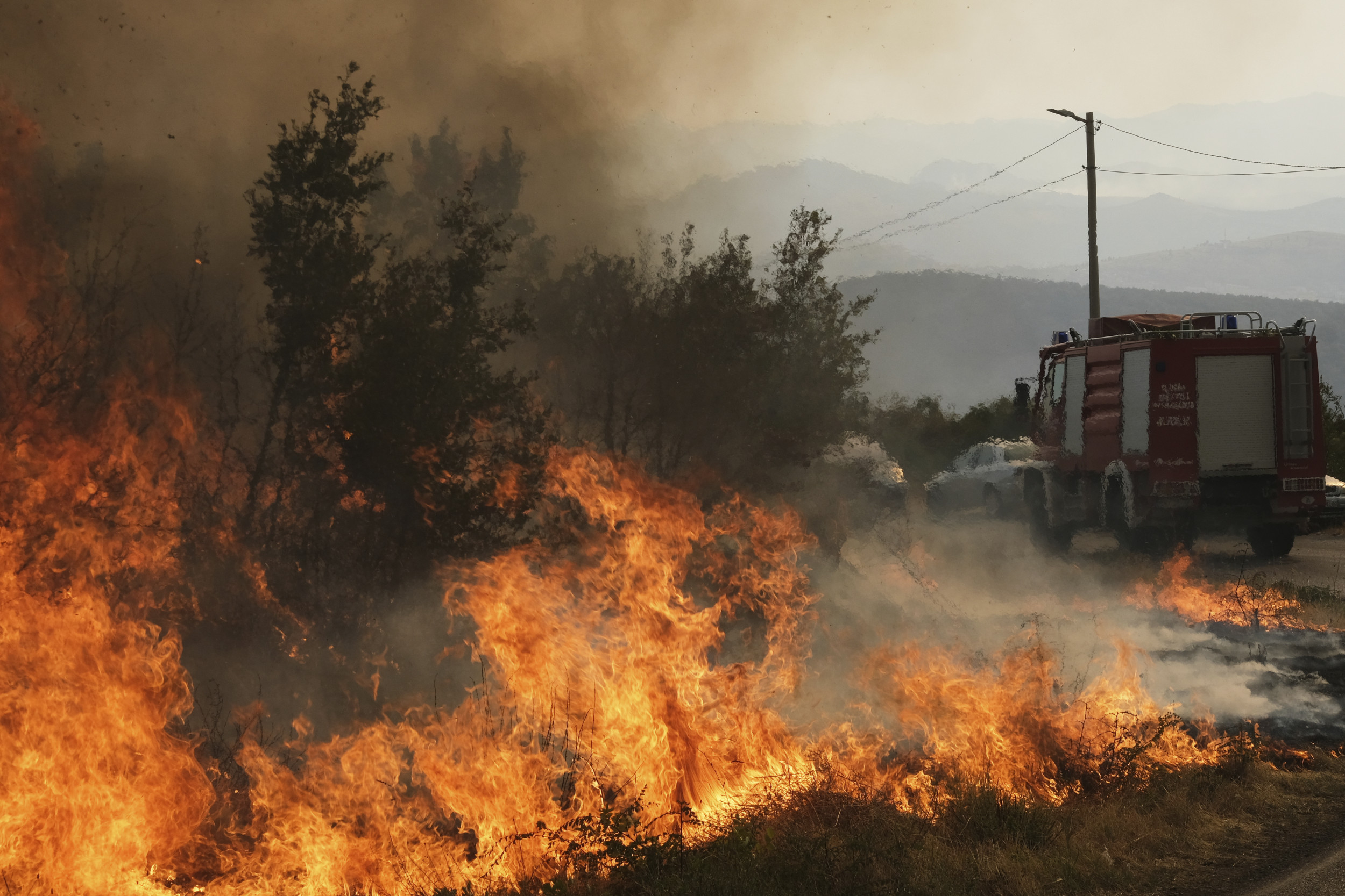 Montenegro wildfire