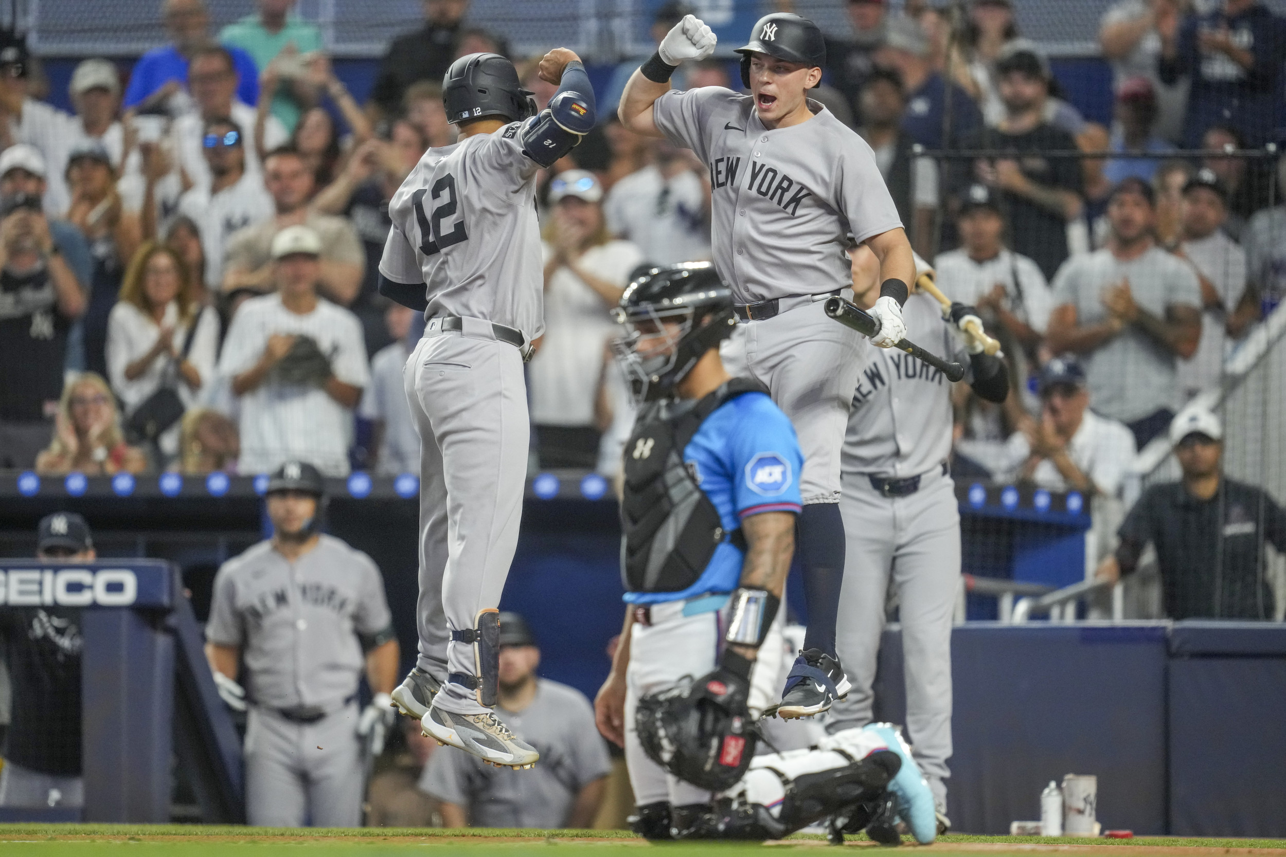 New York Yankees infielder Ben Rice