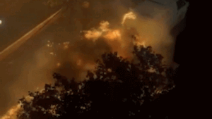 gif of fireball explosion