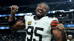 NFL news: Myles Garrett, Chloe Kim appear to confirm dating rumors with kiss