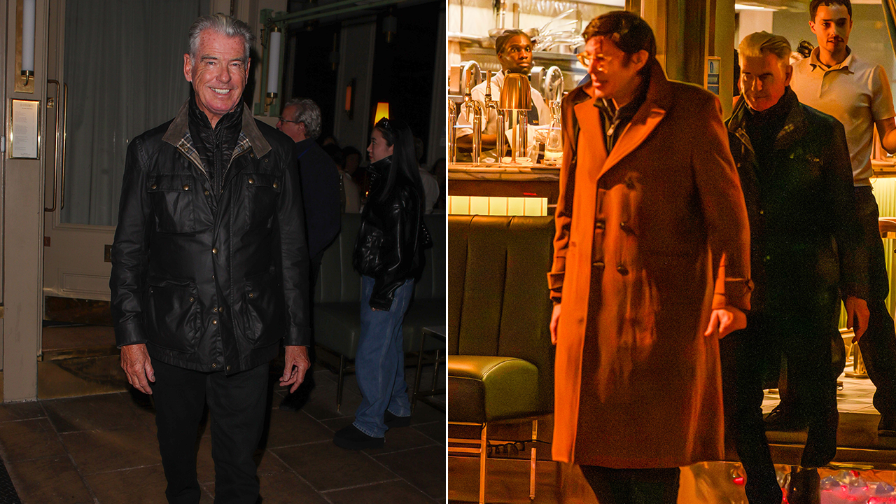 Pierce Brosnan spotted on rare outing with son Christopher in London