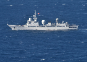 US Ally Shadows China Spy Ship Sailing Around Territory