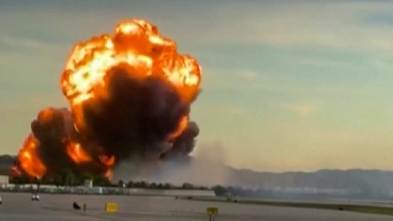 Video shows UPS cargo plane crash create massive fireball at Louisville airport