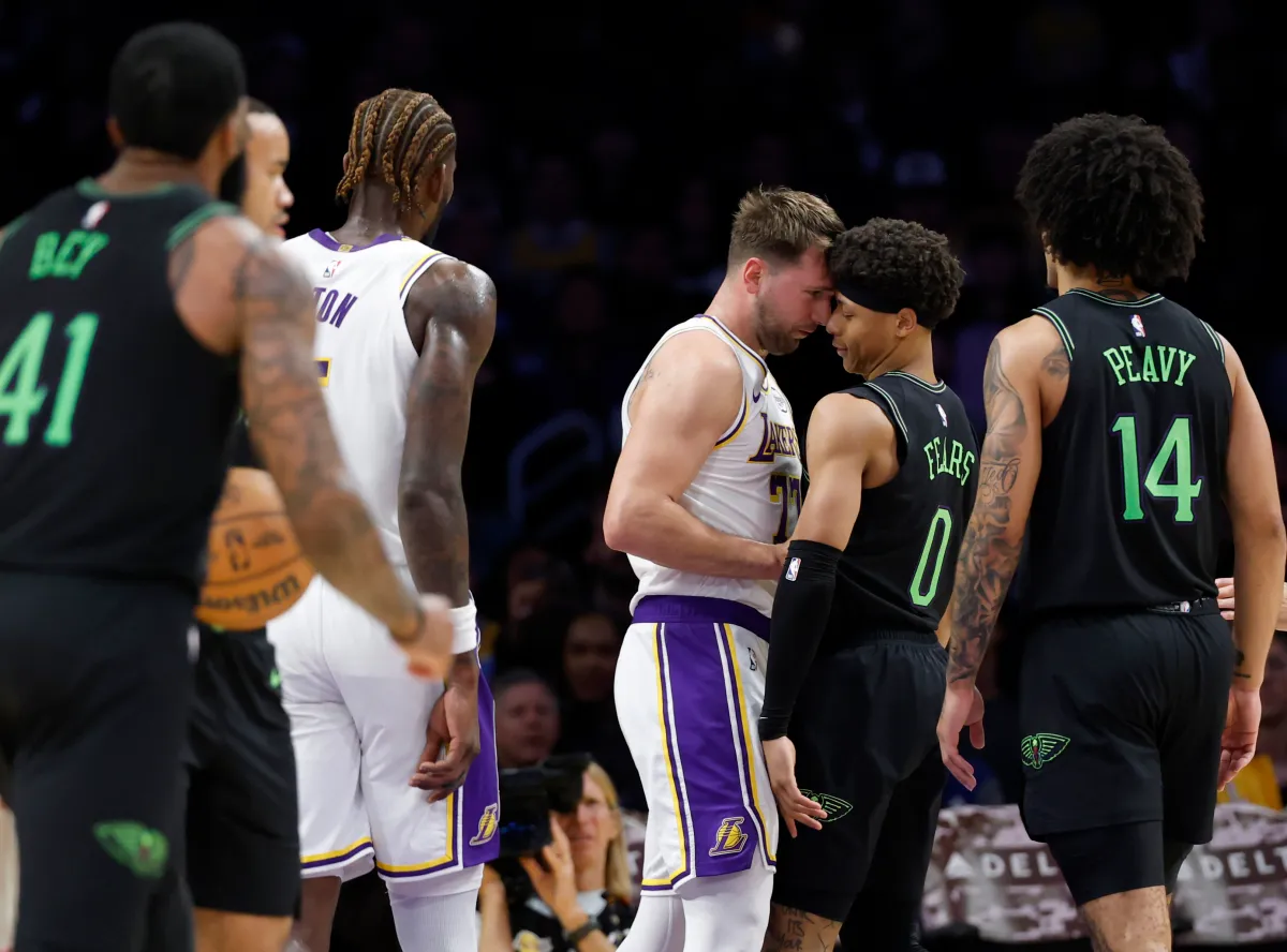 NBA Fans Chime In on Luka Doncic's Viral Stare-Down Moment
